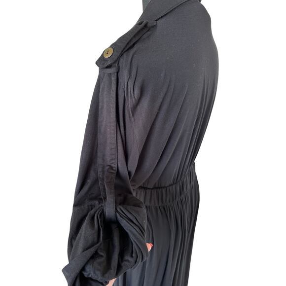 Rachel Pally Maxi Safari Dress (vintage-ish) - Size Large - Black - Picture 5 of 8